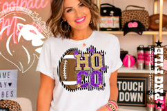 Hoco Football Sublimation PNG, Purple Gold, Lines Stripped Product Image 4