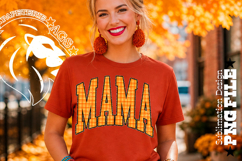 Fall Gingham Leopard Mama, Mom, DTF Design, PNG Product Image 4