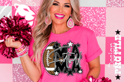 Football Mama Design PNG, Stars Product Image 2