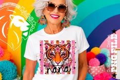 Tiger Nana Striped Sublimation PNG Product Image 1