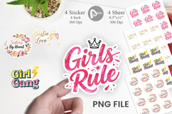 Galentine's Day Quotes Sticker Product Image 1