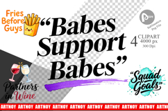 Galentine's Day Quotes Clipart Product Image 1