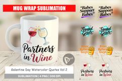 Galentine's Day Quotes Mug Wrap Product Image 1