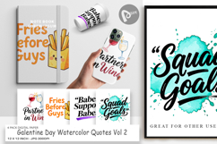 Galentine's Day Quotes Digital Paper Product Image 1