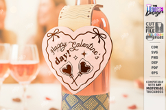 Galentine’s Day Wine Bottle Tags Laser Cut Bundle|Friendship Product Image 5