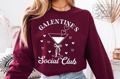 Galentines Social Club SVG PNG - Valentine Girls Club Shirt Product Image 5