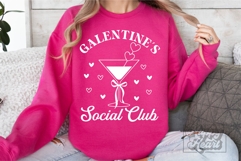 Galentines Social Club SVG PNG - Valentine Girls Club Shirt Product Image 6