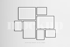 Gallery Wall Frame Mockup | Set of 7 Frames | Black Product Image 1