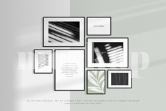 Gallery Wall Frame Mockup | Set of 7 Frames | Black Product Image 4