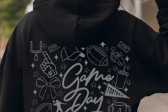 Game Day Png, Football Doodles Svg Product Image 9