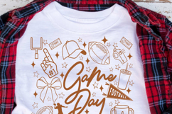 Game Day Png, Football Doodles Svg Product Image 6