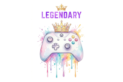 Legendary Game Controller Png| Gaming Png Product Image 1