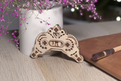 Game counter - laser cut file, Glowforge pattern Product Image 4