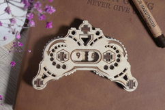 Game counter - laser cut file, Glowforge pattern Product Image 5