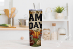 Retro Game Day Tumbler Wrap PNG Product Image 2