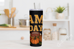 Retro Game Day Tumbler Wrap PNG Product Image 2