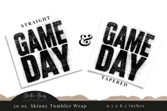 Game Day Tumbler Wrap PNG Product Image 3