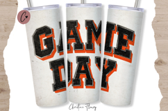 Varsity Game Day Tumbler Wrap PNG Product Image 1