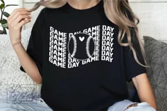 Game Day SVG - Baseball Mom SVG - Baseball Mama Shirt PNG Product Image 3