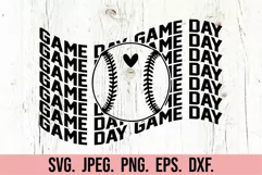 Game Day SVG - Baseball Mom SVG - Baseball Mama Shirt PNG Product Image 4