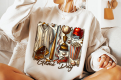 Baseball PNG Sublimation, Brushstroke Baseball PNG, Game Day Product Image 2