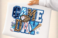 Game Day Baseball PNG, Faux Yarn Baseball Product Image 3