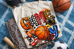 Game Day Basketball PNG Sublimation Design, Basketball Mom Product Image 1