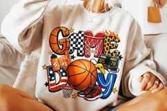 Game Day Basketball PNG Sublimation Design, Basketball Mom Product Image 4