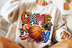 Game Day Basketball PNG Sublimation Design, Basketball Mom Product Image 4