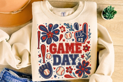 Game Day PNG, Baseball Mama PNG, Baseball Coquette PNG Product Image 3
