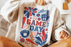 Game Day PNG, Baseball Mama PNG, Baseball Coquette PNG Product Image 2