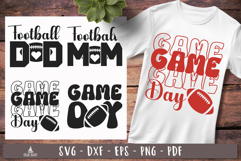 Game Day Football Dad Mom SVG