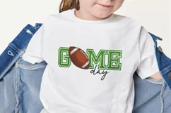 Game day football sublimation design PNG