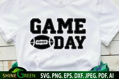 Football SVG Game Day by Shine Green art