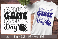 Game Day Football SVG Retro Football design