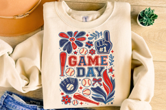 Game Day PNG, Baseball Mama PNG, Baseball Coquette PNG Product Image 3