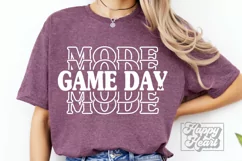 Game Day Mode SVG - Baseball Mom SVG - Football Mama Shirt Product Image 2
