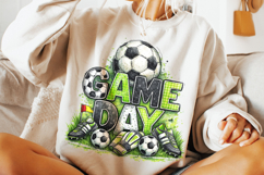 Game Day Soccer PNG, Soccer Mama PNG, Soccer PNG Sublimation Product Image 3