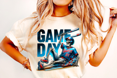 Game Day Skeleton PNG, Baseball PNG Sublimation,Baseball Mom Product Image 2