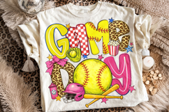 Softball Game Day PNG Sublimation, Softball Mama PNG, Sports Product Image 2
