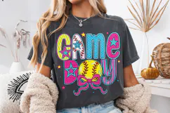 Softball Game Day PNG, Softball Mama PNG, Preppy Softball Product Image 3