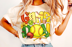 Softball Game Day PNG Sublimation, Softball Mama PNG, Sports Product Image 3
