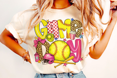 Softball Game Day PNG Sublimation, Softball Mama PNG, Sports Product Image 3