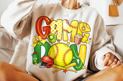 Softball Game Day PNG Sublimation, Softball Mama PNG, Sports Product Image 4