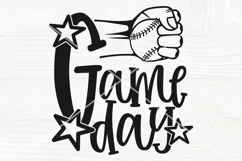 Baseball Game Day SVG Cut File, Sports Svg, Png, Dxf, Eps Product Image 2