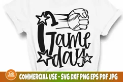 Baseball Game Day SVG Cut File, Sports Svg, Png, Dxf, Eps Product Image 3