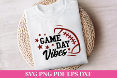 Game Day Vibes Football SVG Quote Product Image 1
