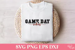 Game Day Vibes Football SVG Quote Product Image 2