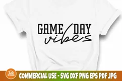 Game Day Vibes SVG Cut File, Baseball Svg, Sports Svg, Png Product Image 2