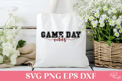 Game Day Vibes Football SVG Quote Product Image 3